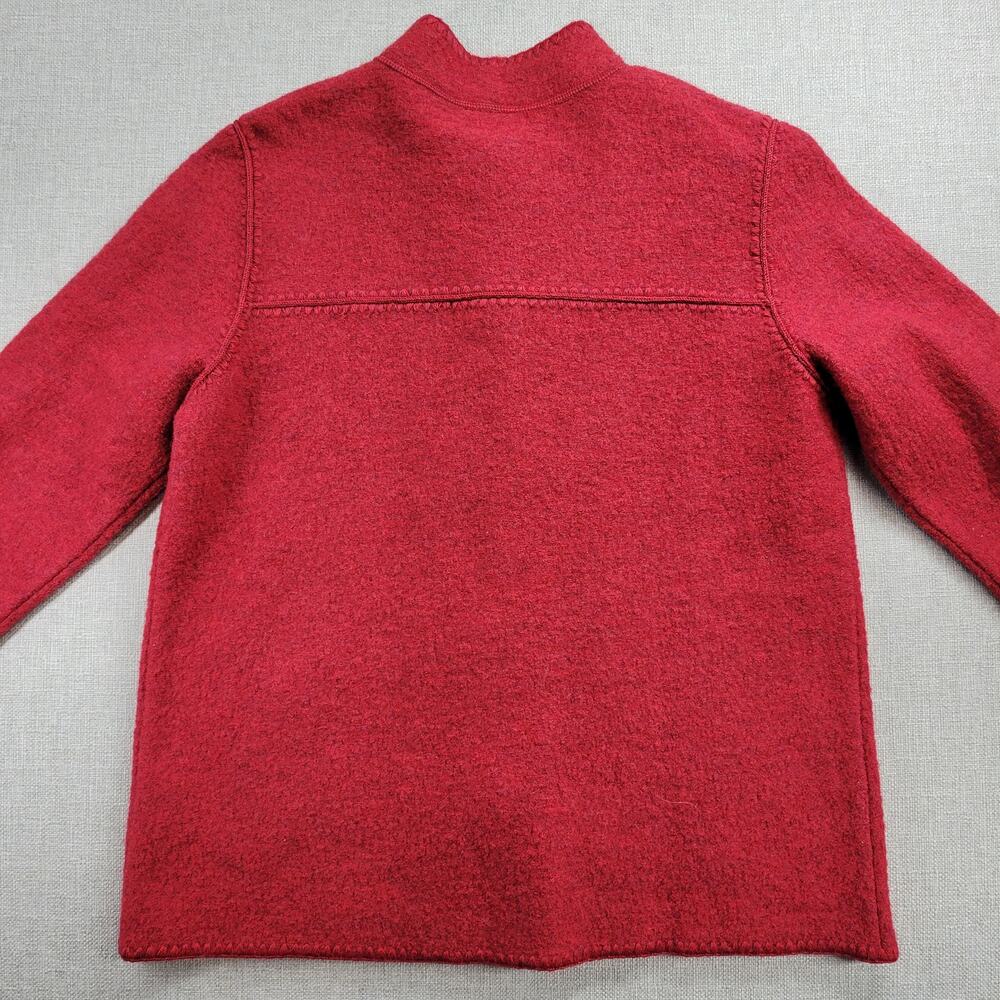 Ruby Rd Womens Jacket Size S Red Wool Patch Pocke… - image 3